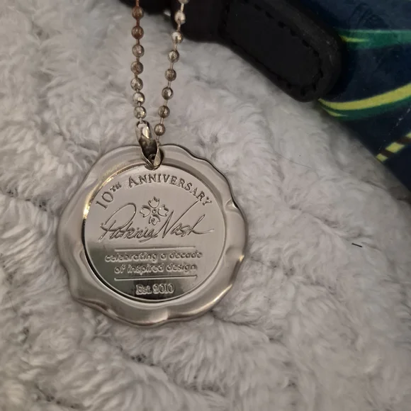 Patricia Nash Vibrant Rare 10th Anniversary Birds of Paradise NWT Vintage - Picture 12 of 16